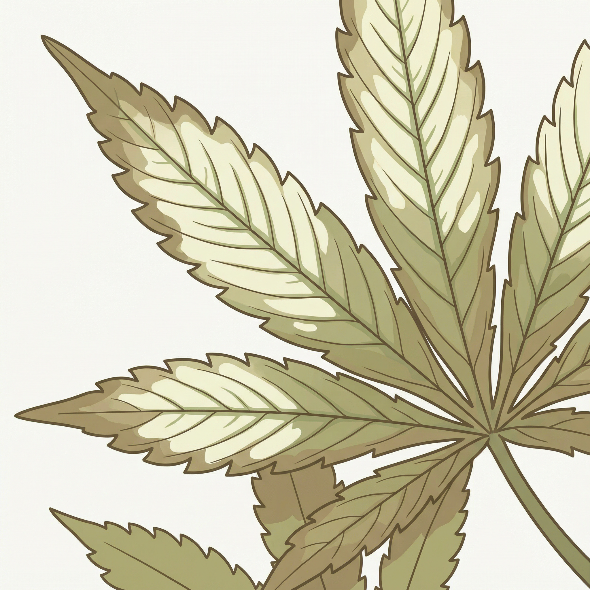 Симптоми на светлинен стрес на листата