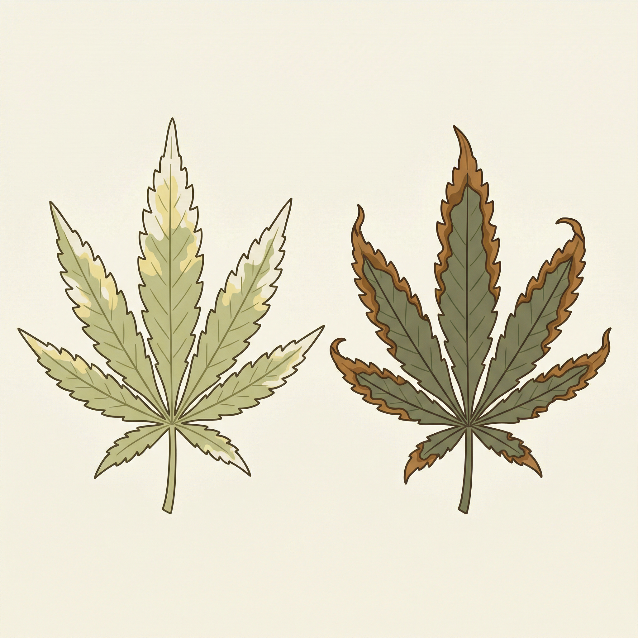 Сравнение между светлинен стрес и изгаряне от светлина